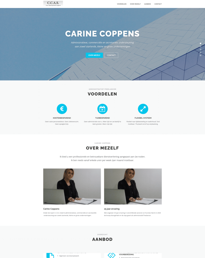 onepager website laten maken