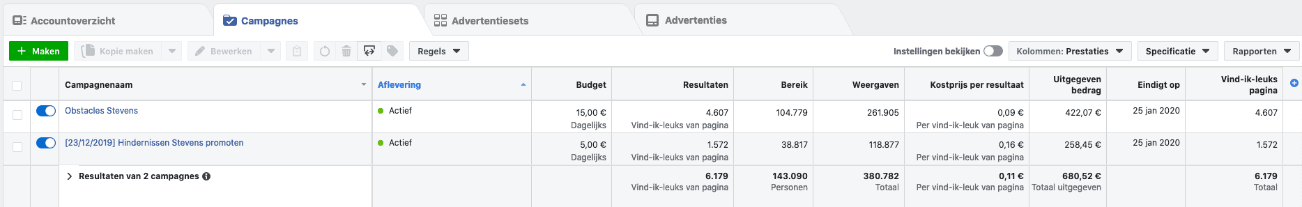 facebook adverteren
