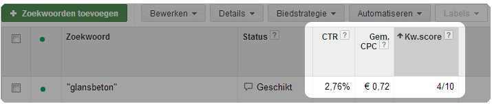 sea verbeteren google adwords