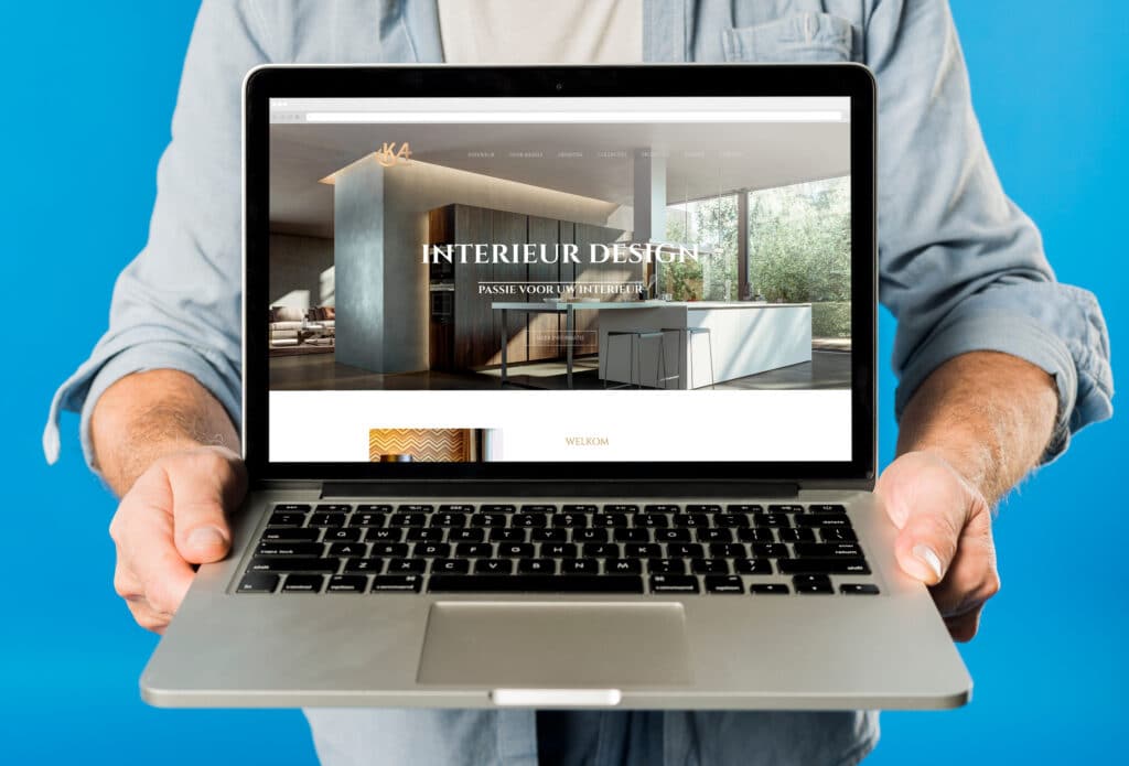 website voor interieurarchitect