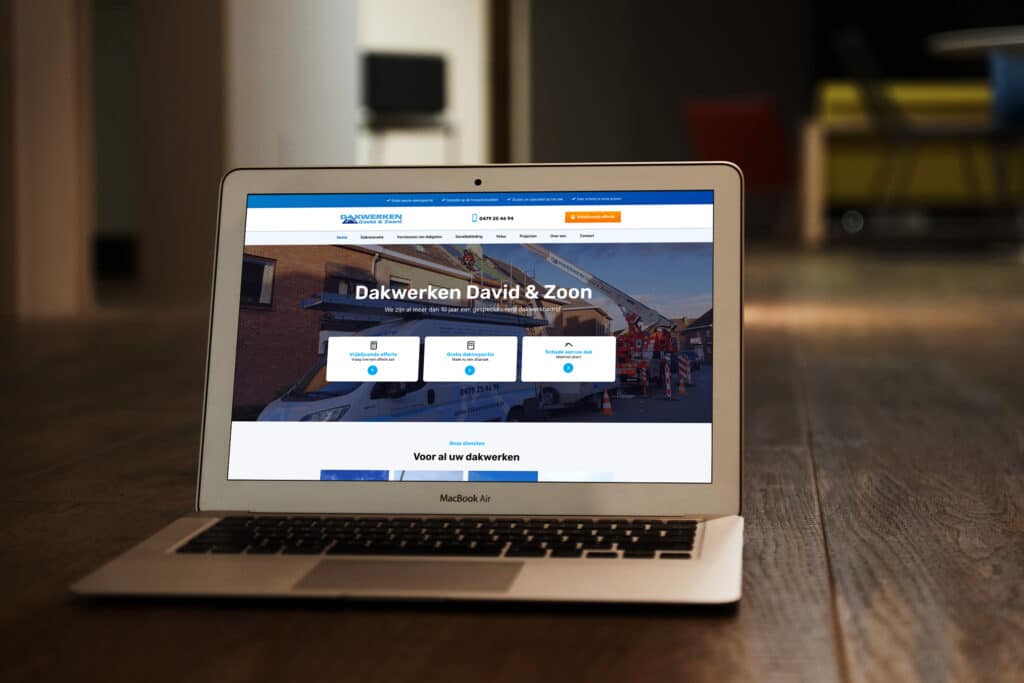 website voor dakwerker