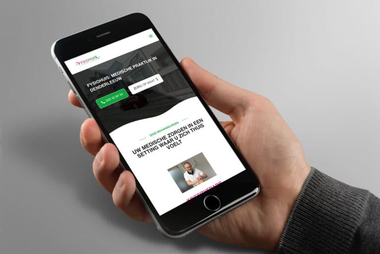 nieuwe website voor kinesist denderleeuw