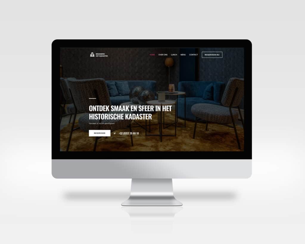 website voor restaurant